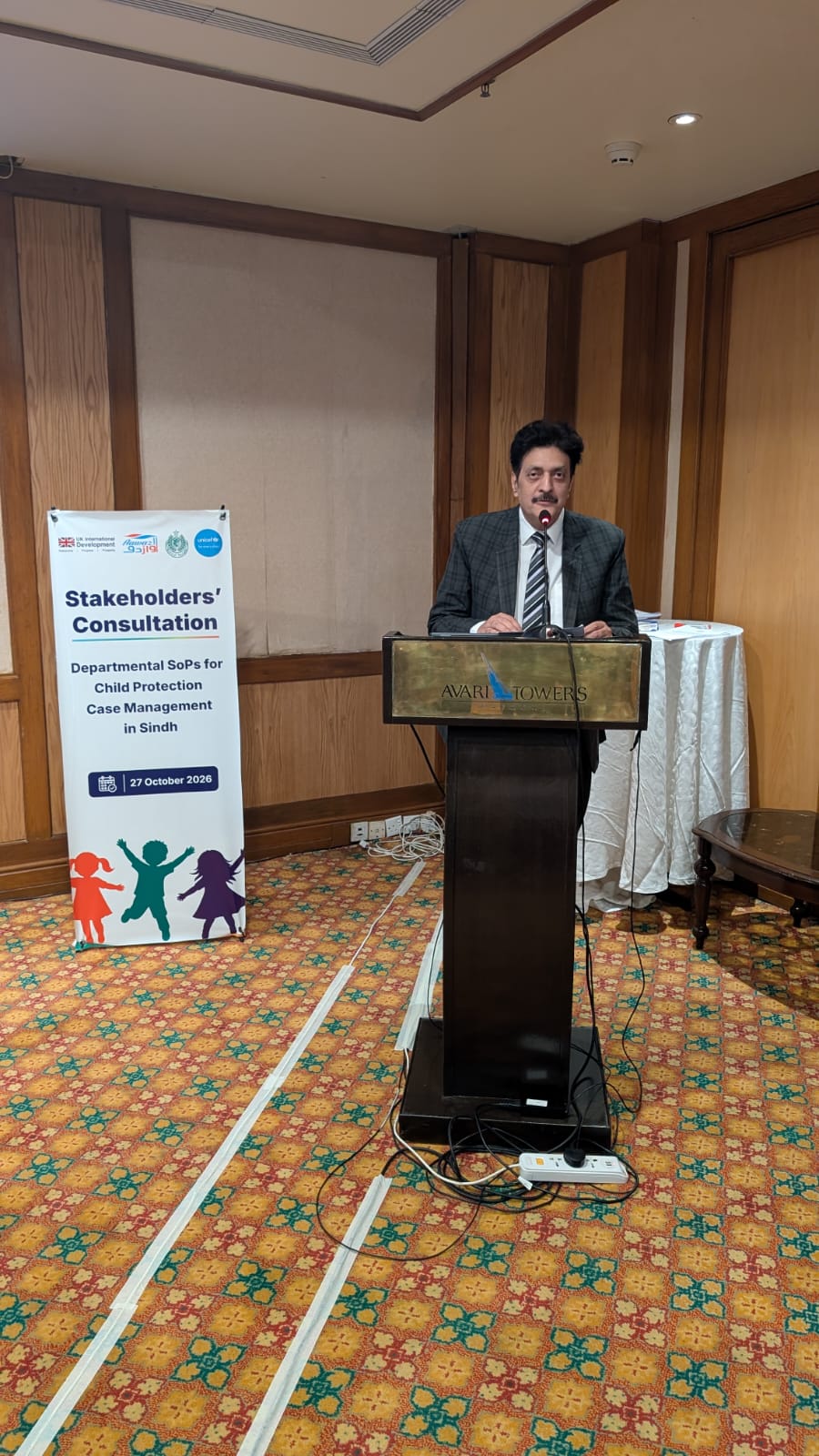 Stakeholders participating in the consultation on draft child protection case management SOPs